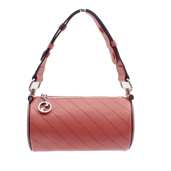 GUCCI Blondie 760170 Interlocking G Small Shoulder Bag Leather Pink SHW 28RL271 - Picture 1 of 16
